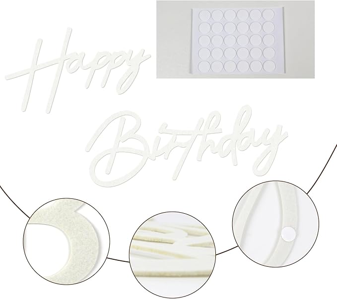 Happy Birthday Sign for Backdrop - Image 4