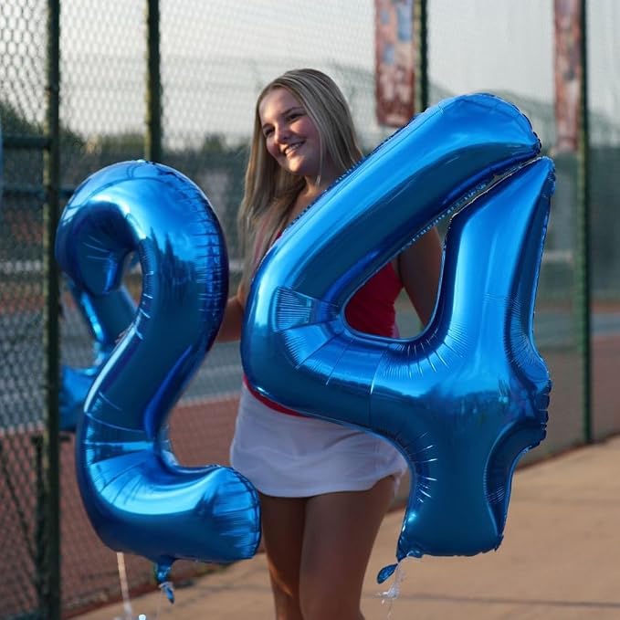 Navy Blue 24 Balloon - Image 4