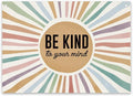 Inspirational Canvas Poster, Be Kind to Your Mind Banner, Mental Health Wall Art by Unknown