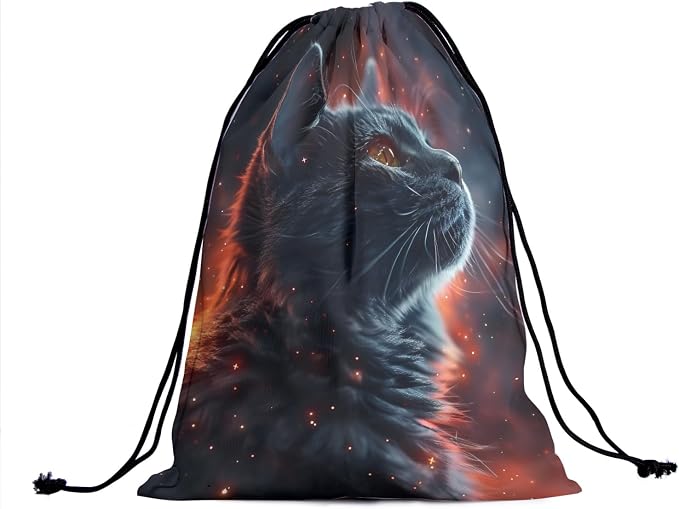Giwawa Black Cat Gymnastics Grip Bag Stars Grip Bags - Image 2