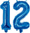 Number 12 Balloon Foil Mylar Balloons by YPSelected