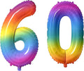 Number 60 Balloons for 60th Birthday Party Decorations, 0-100 Large No.60 by Joycard