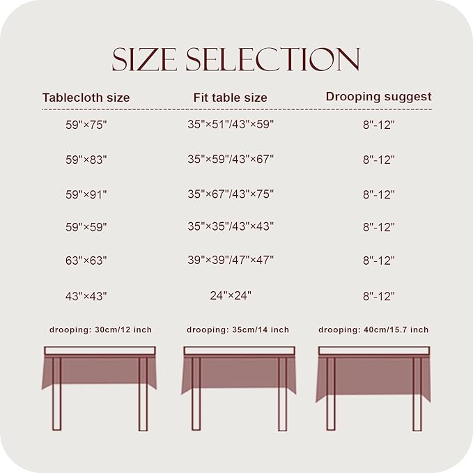 patdrea Vintage Ruffle Tablecloth for Square Tables,Farmhouse Embroidered Cotton White Lace Table Cloth Cover Decor for Dining Room Wedding Banquet Thanksgiving Christmas,59"*59"
