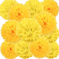 We Moment Yellow Paper Pom Poms Decorations by We+Moment