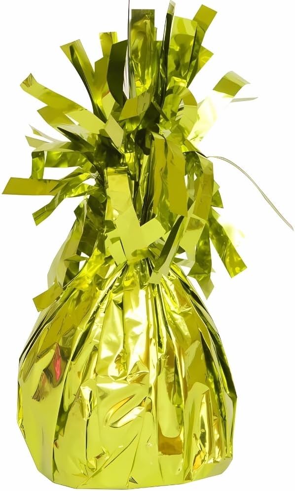 Elegant Lime Green Foil Balloon Weight 1 Count, Dazzling Decor Essential by Unique