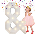 Merry Mosaics Marquee Light Up Letters, Large Marquee Letters, Mosaic Balloon by MerryMosaics