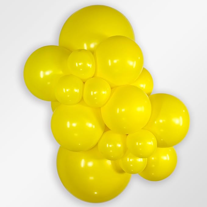 Sempertex Fashion Yellow Balloons, 18 Inch, vibrant color, ships uninflated - Image 2