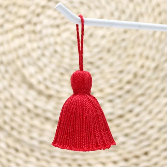 Big Size 4 PCS Tassels for Crafts, Handmade Hanging for Pillow Decor, Blanket - Image 3