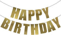 Gold Happy Birthday Banner for Birthday Party Decorations Supplies by MEETINGU