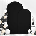 FANPROMS Wedding Arch Cover Black Arch Cover 6FT 7.2FT Spandex Arch Backdrop by FANPROMS