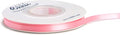 Ribbli Double Faced Pink Satin Ribbon, 1/4” x Continuous 25 Yards, Use by Ribbli