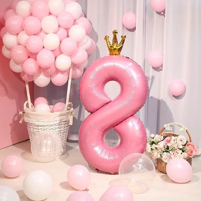 40 inch Pink Number 4 Balloon - Image 4