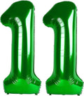 11 Balloon - Green Birthday Number Balloons, 40 Inch Decorations Men Women | by ALPHADELTAPI
