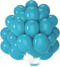 PartyWoo Dark Teal Balloons 50pcs Turquoise Aqua Blue Teal Color 12 Inch | by PartyWoo