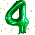 Green Number Balloons, 40 Inch Dark Green Balloon 4.4 Helium Balloon 4th by Yeodong