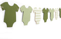 Saga Green Bodysuit Banner, Baby Shower Decoration | Girl Boy Baby Shower Decor by TUTOTU