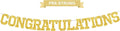 BEISHIDA Glitter CONGRATULATIONS Banner Gold 2026 Graduation Party Decorations by Beishida
