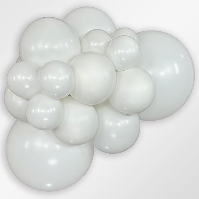 Sempertex Fashion White Balloons, 11 Inch, vibrant color, - Image 2
