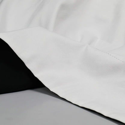 ISSUNTEX 9X15 ft Background Muslin Backdrop, Photo Studio, Collapsible High Density Screen for Video Photography and Television-Black/White