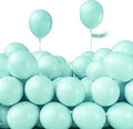 PartyWoo Teal Balloons 50pcs Pastel Teal Turquoise Color 5 Inch | Balloons by PartyWoo