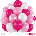 Pink and White Balloons by Froova