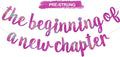 BEISHIDA Rainbow Purple Pre-Strung The Beginning of A New Chapter Banner | by Beishida