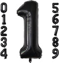 Number Balloons Black Party Balloon by United-UnicornsParty