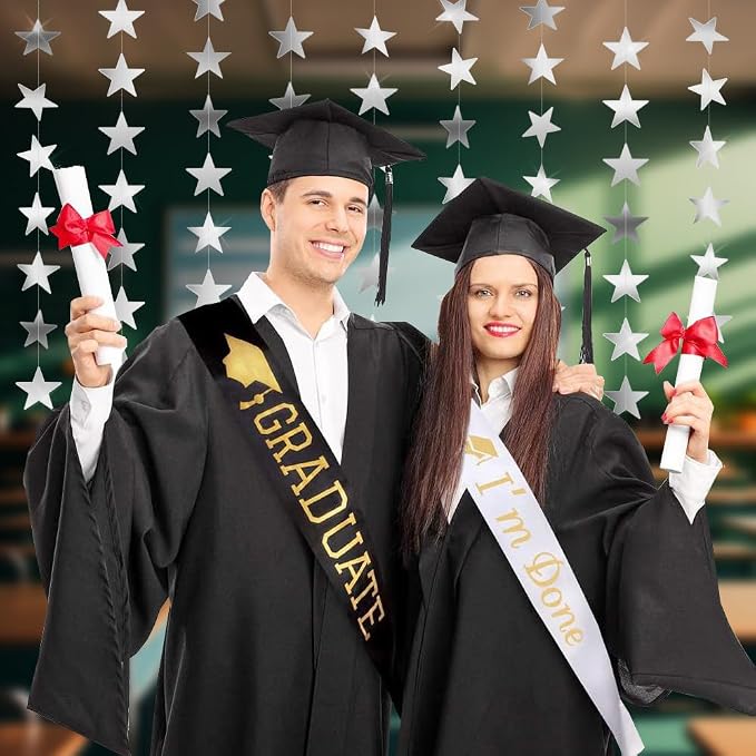 Silver Star Garland Banner - Image 6