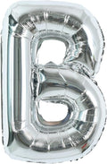 TONIFUL 40 Inch Large Silver Letter B Foil Balloons Alphabet Balloons | Giant by TONIFUL