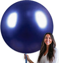 PartyWoo Navy Blue Balloons 4pcs Dark Blue Helium Latex Balloons 36 Inch | by PartyWoo