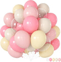 Pink and Yellow Balloons, 12 Inch Pastel Balloon by KAINSY
