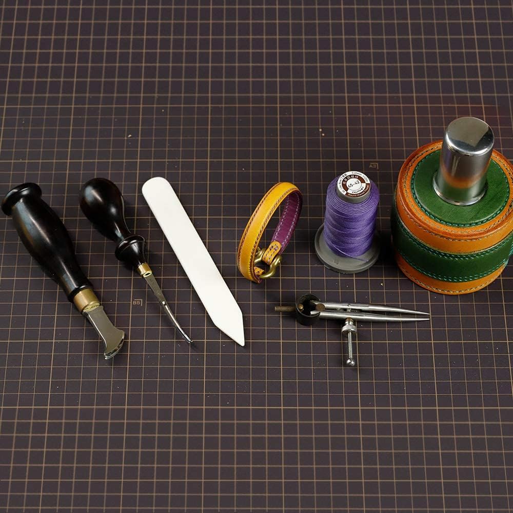 WUTA Bone Folder Genuine 2Pcs Cattle Bone Paper Creaser Scrapbooking Tool for DIY Handmade Burnishing Bookbinding Cards and Paper Crafts