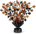PMU 12 Pack Bursting Star Metallic Foil Spray Centerpiece- Metallic Black & by PMU