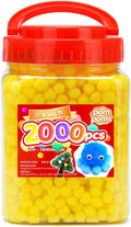 Iooleem Yellow Pom Poms, Small Size, Pom Poms by IOOLEEM