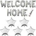 16 Inch Silver Welcome Home Balloon Banner Paired by Unknown