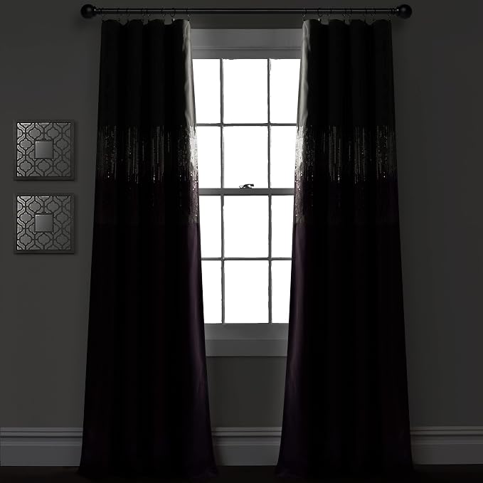 Lush Decor Night Sky 100% Blackout Lined Window Curtain Panel - Image 2