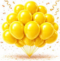 Yellow Balloons 100 Pack, Latex Party Balloons, 12 Inch Round Helium Yellow by Tamodan+for+better