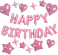 TONIFUL 35Pcs Pink Birthday Decorations Kit 16 Inch Happy Birthday Balloon | 16 by TONIFUL
