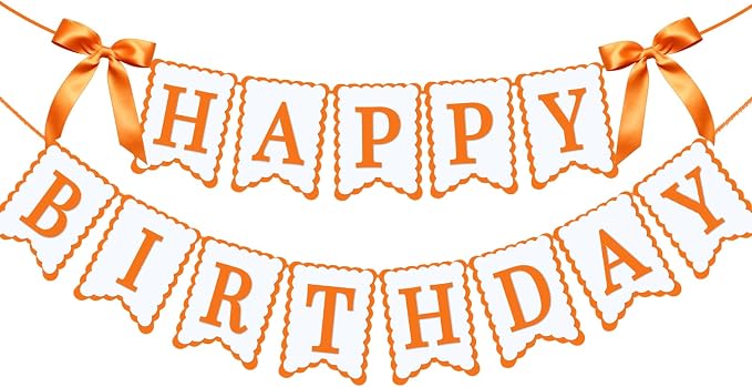 Bow Happy Birthday Banner for Bow Birthday Decorations Pink Bows Garland for by JOTTING
