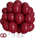 100pcs Burgundy Balloons 12inch Dark Red Maroon Party Latex Balloons by ASIYUHY