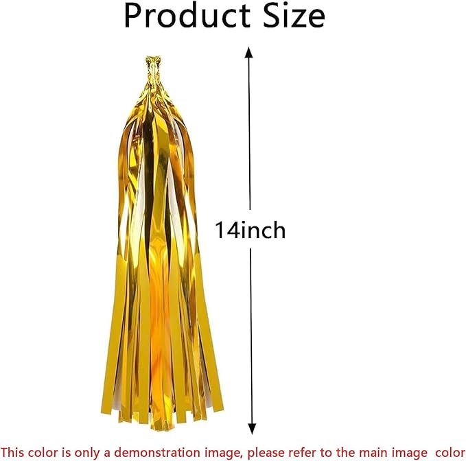 We Moment Pink Orange Peach Tissue Paper Tassels Party Tassel Garland Banner - Image 3