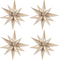60 PCS Caramel Star Balloons, 12 Point cone Explosion Star Foil Balloons by Moukiween