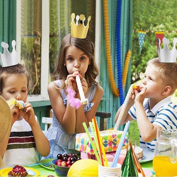 ELakiss 11PCS Birthday Party Cone Hats - Image 7