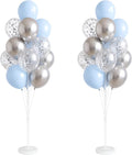 Baby Blue Balloon Column Stand Kit Set 2 by IMISNO