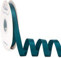 Ribbli Teal Satin Ribbon Double Faced Satin 1/2 inch x Continuous 50 Yards-Teal by Ribbli