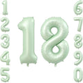 Olive Green Number 18 Balloon 40 Inch, Sign by Unknown
