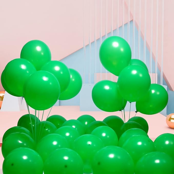 300 Pack Green Balloons 12 inch Green Latex Party Balloon Bulk - Image 5