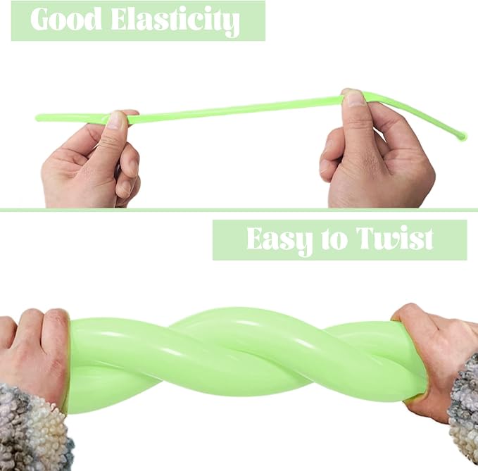 260 Long Balloons 100 Pack Pastel Green Twisting Animal Balloons Thickening - Image 3