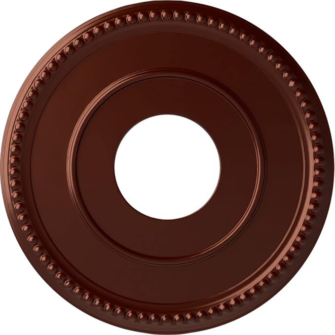 Ekena Millwork CM12BRACS Ceiling Medallion, Antique Copper by EkenaMillwork
