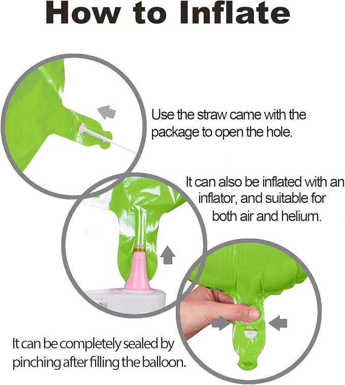 40 Inch Green Number 20 Balloon Lime Big Large Helium Number 0-9 | Giant - Image 2
